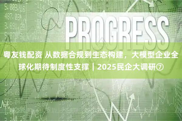 粤友钱配资 从数据合规到生态构建，大模型企业全球化期待制度性支撑｜2025民企大调研⑦